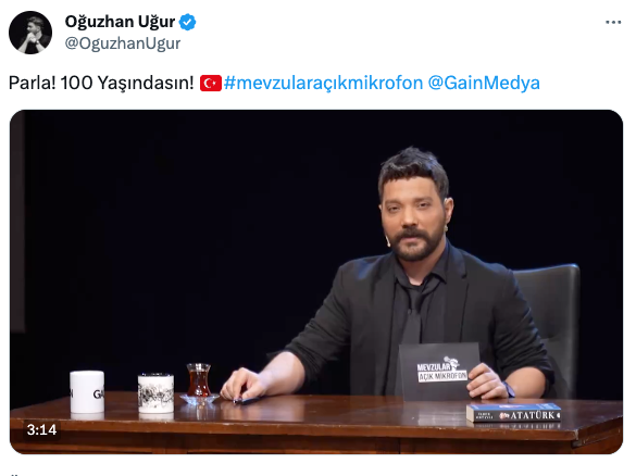 oguzhan ugur norm ender in cumhuriyetin yuzuncu yil marsini paylasti